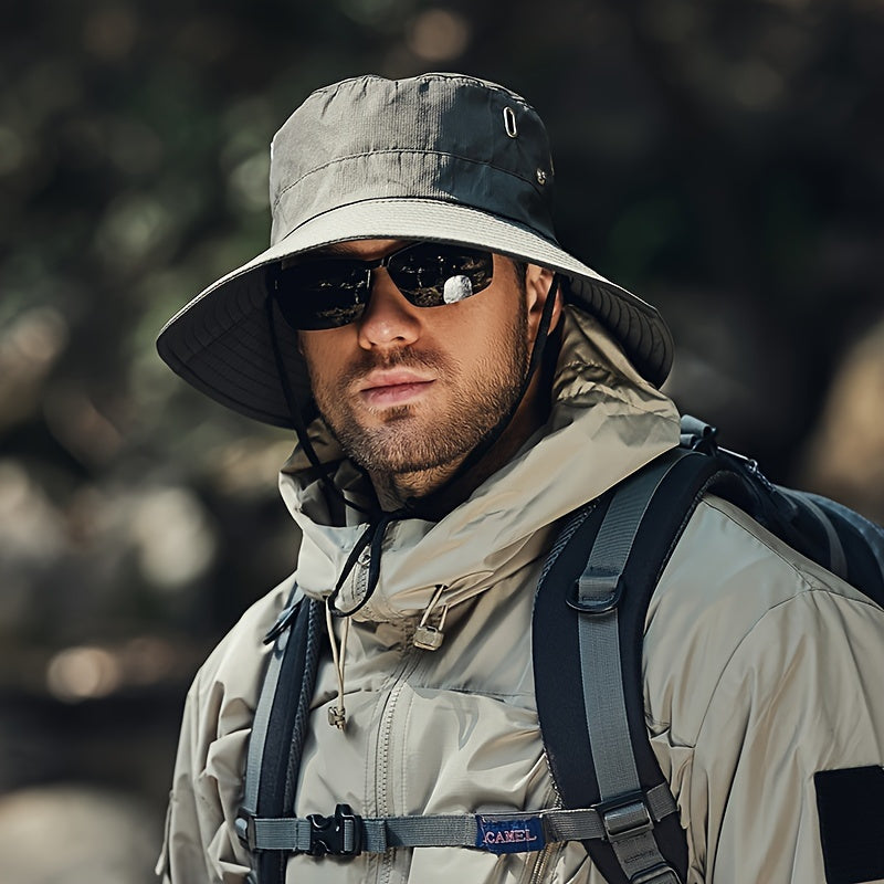 Chapeau de soleil pour homme avec protection UV pour la marche et la plage