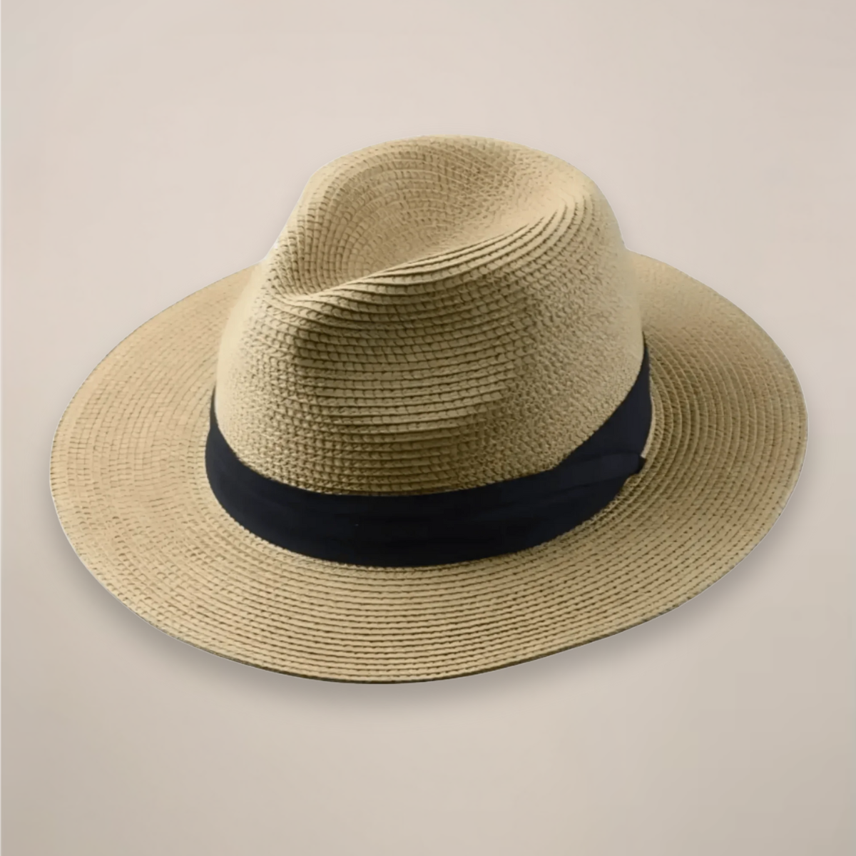 Chapeau panama classique homme à large bord pour un style estival intemporel