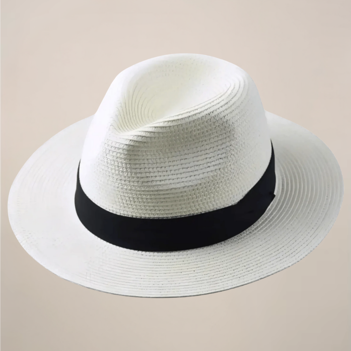 Chapeau panama classique homme à large bord pour un style estival intemporel