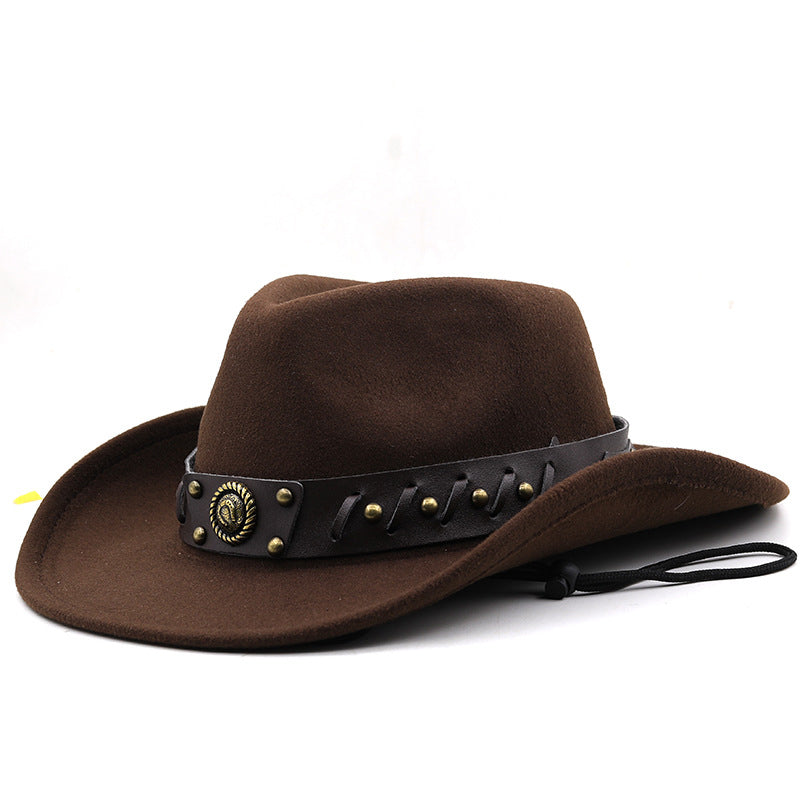 Chapeau pour homme avec boucle réglable