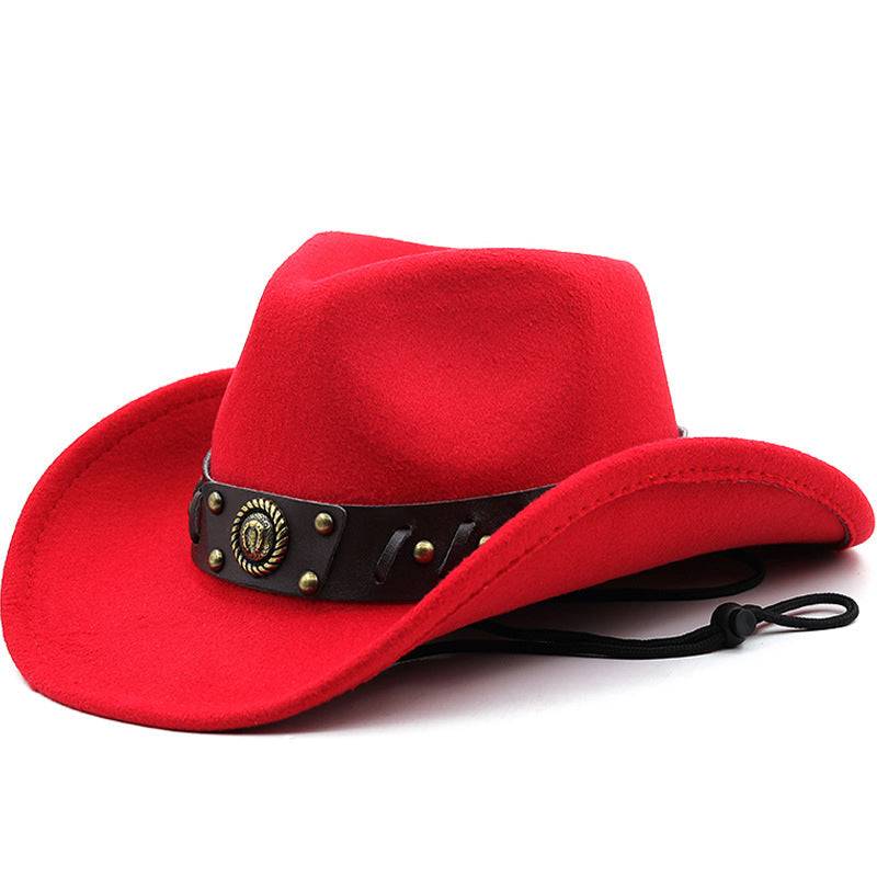 Chapeau pour homme avec boucle réglable