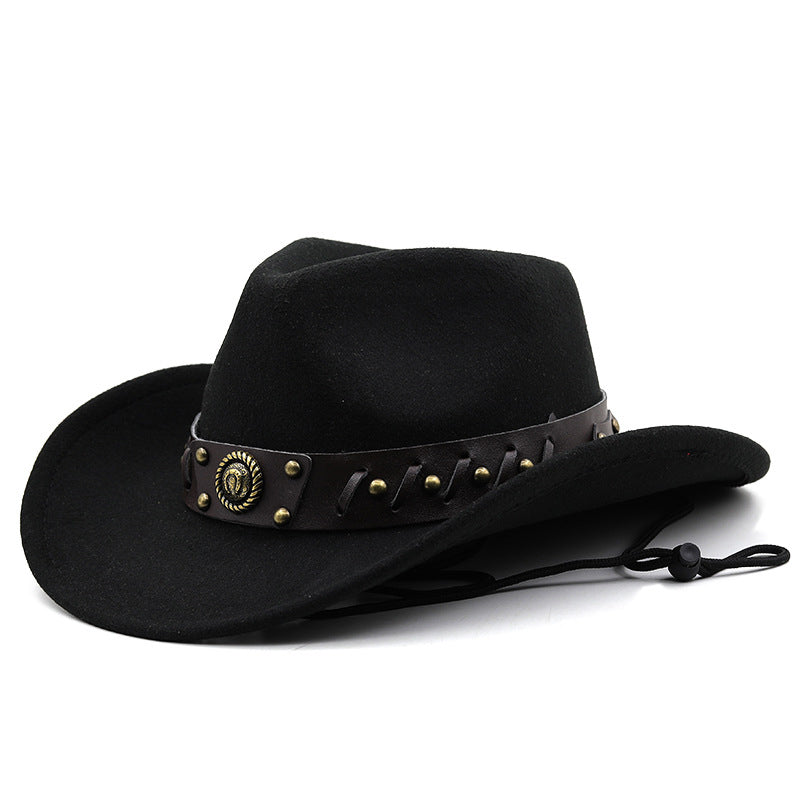 Chapeau pour homme avec boucle réglable