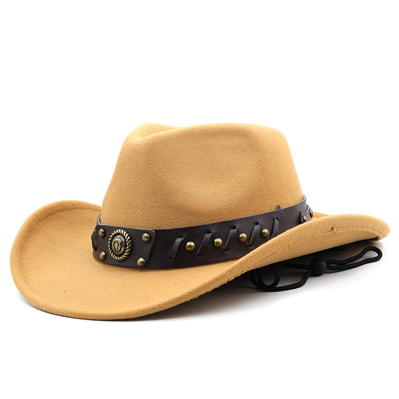 Chapeau pour homme avec boucle réglable