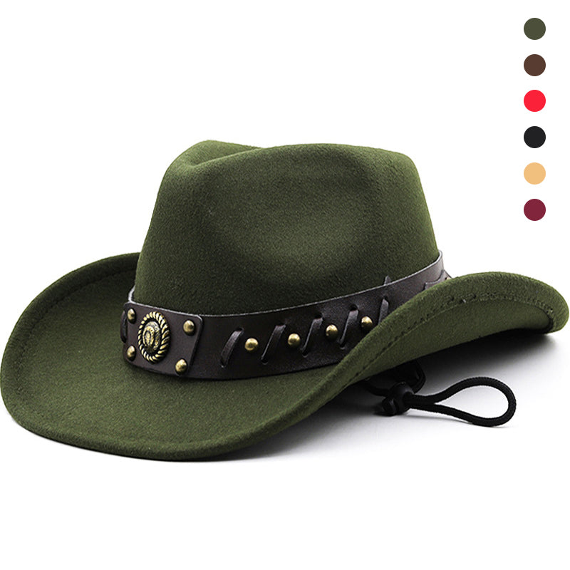 Chapeau pour homme avec boucle réglable