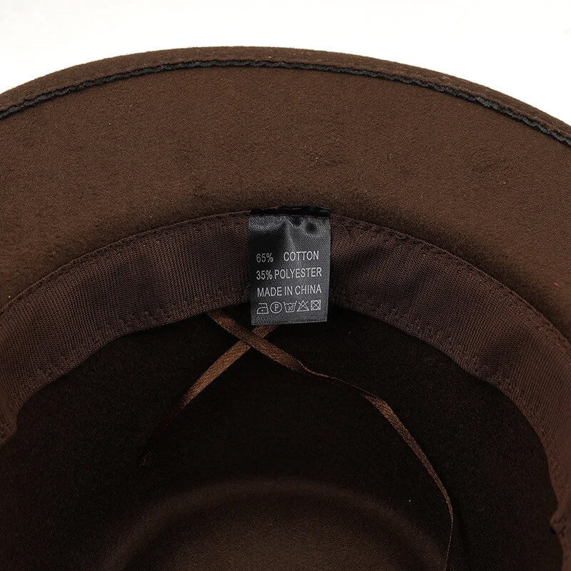 Chapeau pour homme avec boucle réglable