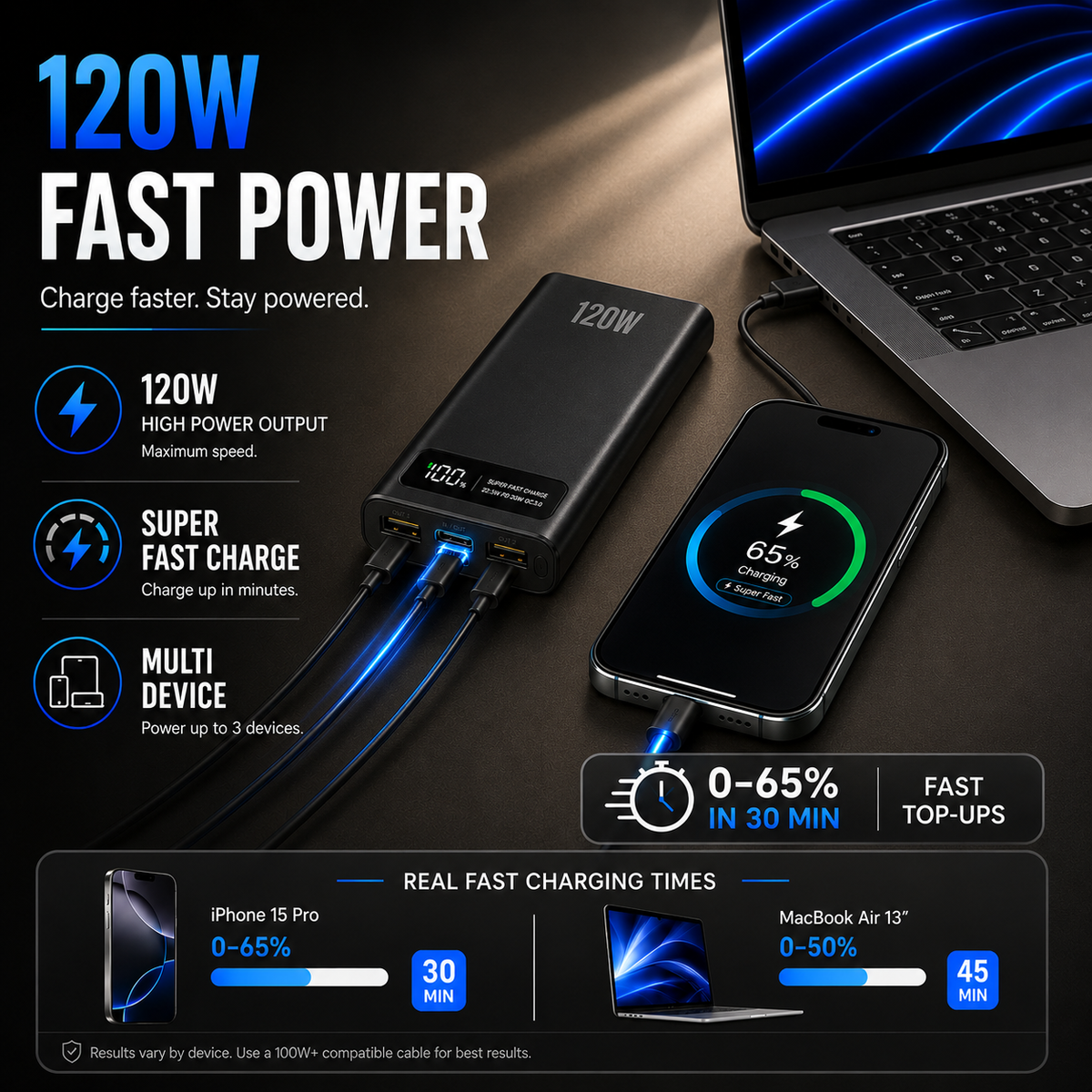 Chargeur Helios 120W