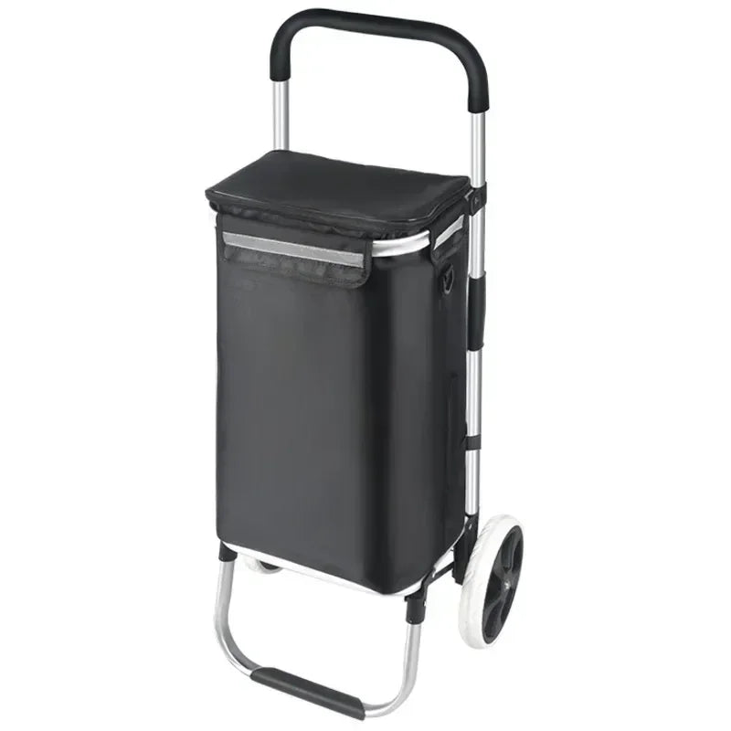 Chariot de courses pliable imperméable de grande capacité