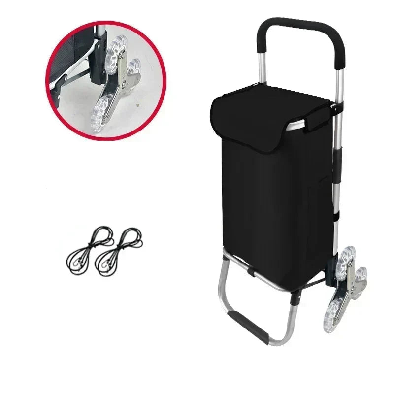 Chariot de courses pliable imperméable de grande capacité
