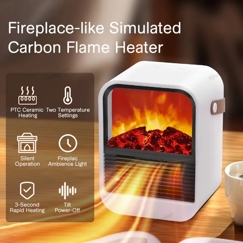 Chauffage électrique portable pour chaleur instantanée dans n'importe quelle pièce