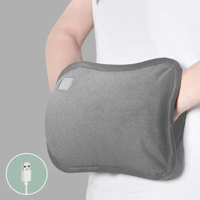 Chauffe-mains électrique 2-en-1 et batterie externe avec recharge USB