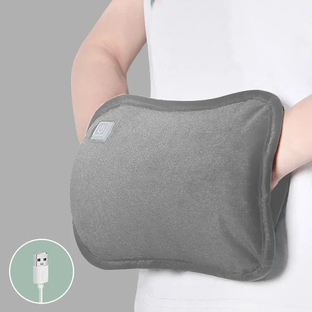 Chauffe-mains électrique portable 2 en 1 avec recharge USB