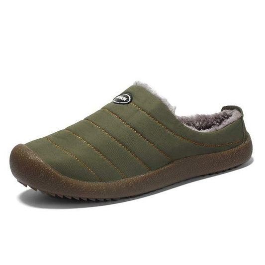Chaussons confortables pour homme - doublure chaude pour les journées d'hiver