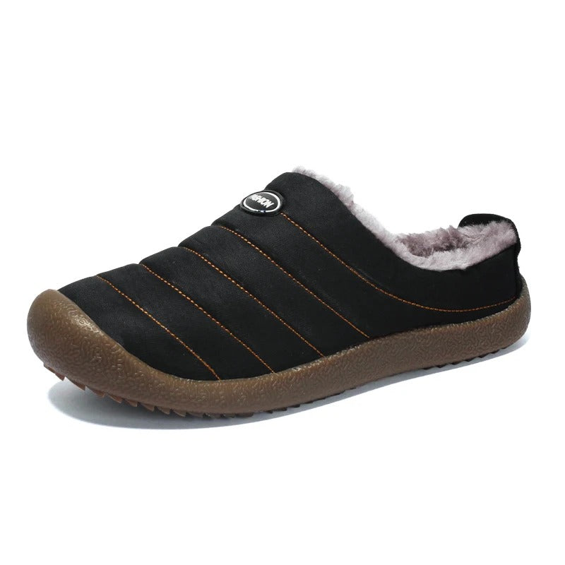 Chaussons confortables pour homme - doublure chaude pour les journées d'hiver