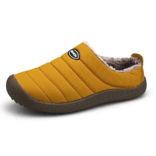 Chaussons confortables pour homme - doublure chaude pour les journées d'hiver