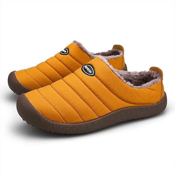 Chaussons confortables pour homme - doublure chaude pour les journées d'hiver