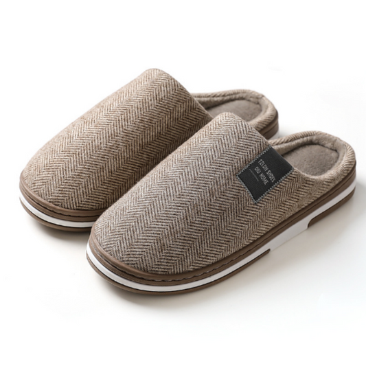 Chaussons d'intérieur chauds et confortables de loisir unisexe