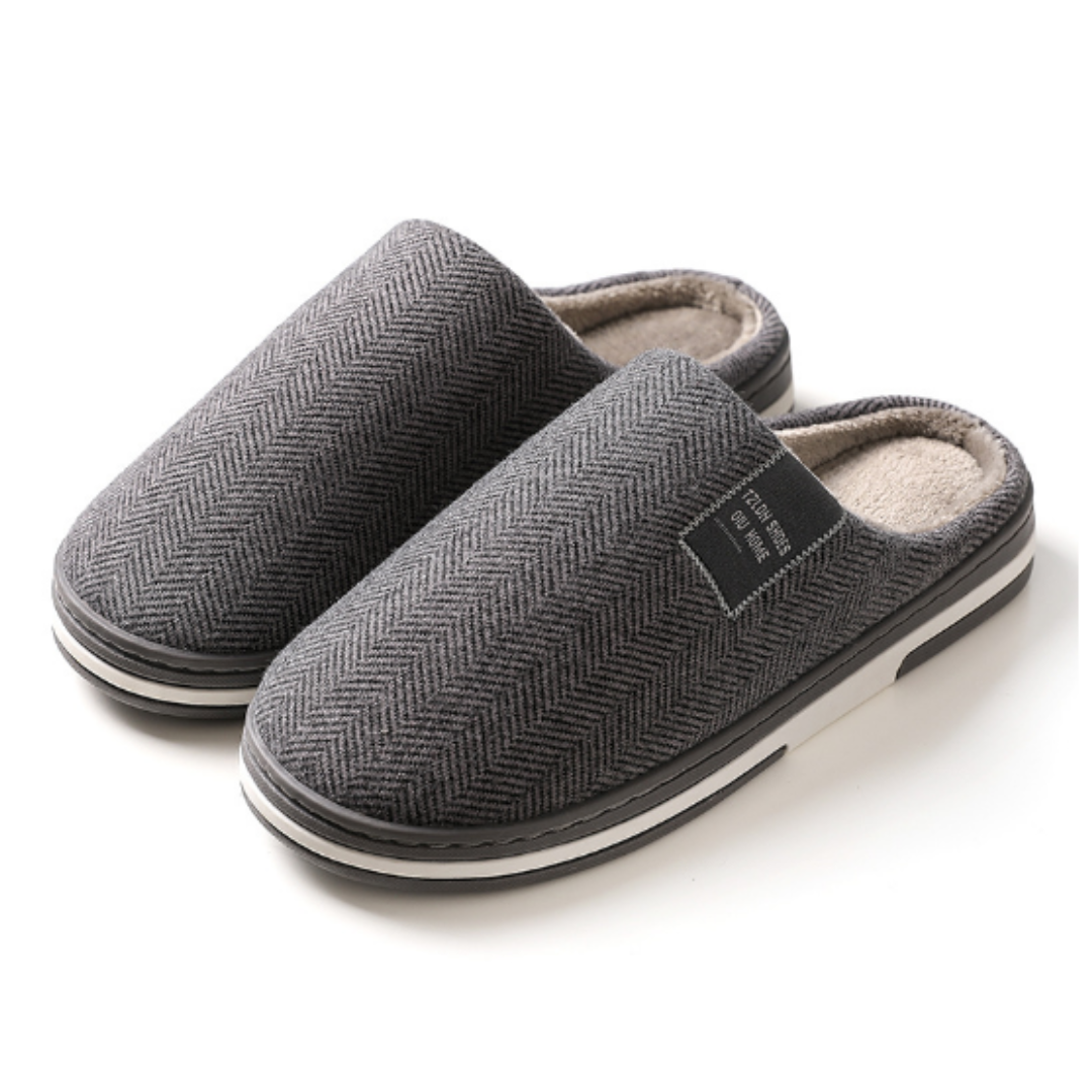 Chaussons d'intérieur chauds et confortables de loisir unisexe