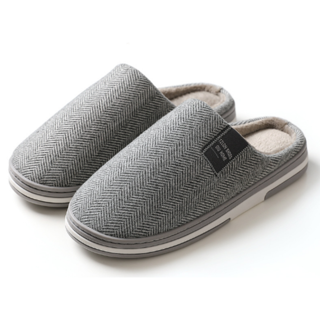 Chaussons d'intérieur chauds et confortables de loisir unisexe