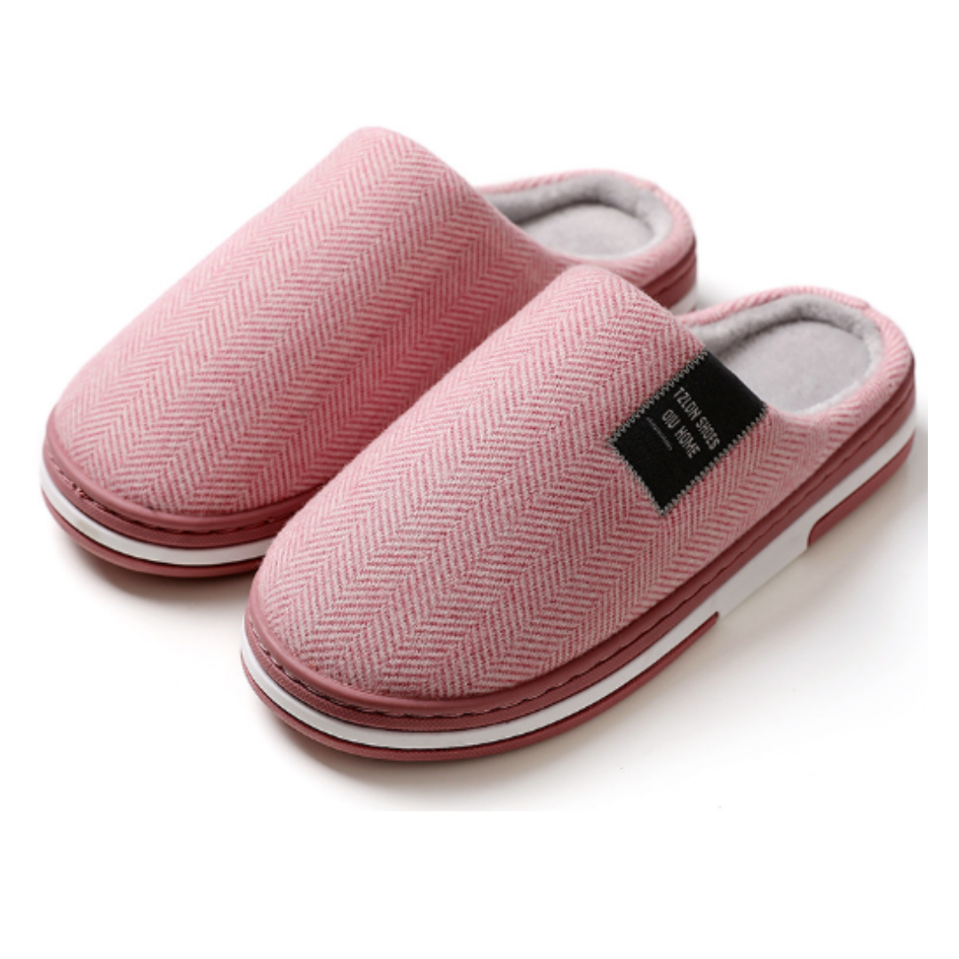 Chaussons d'intérieur chauds et confortables de loisir unisexe