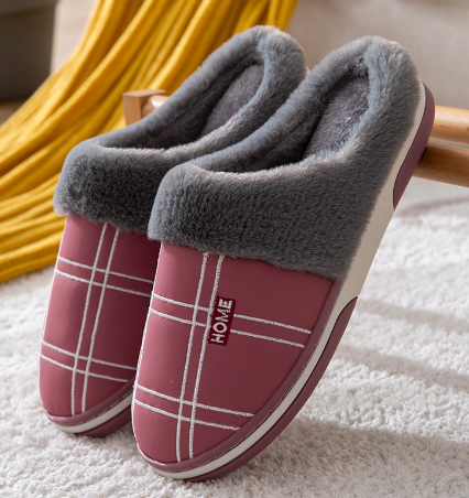 Chaussons d'intérieur chauds et élégants pour homme