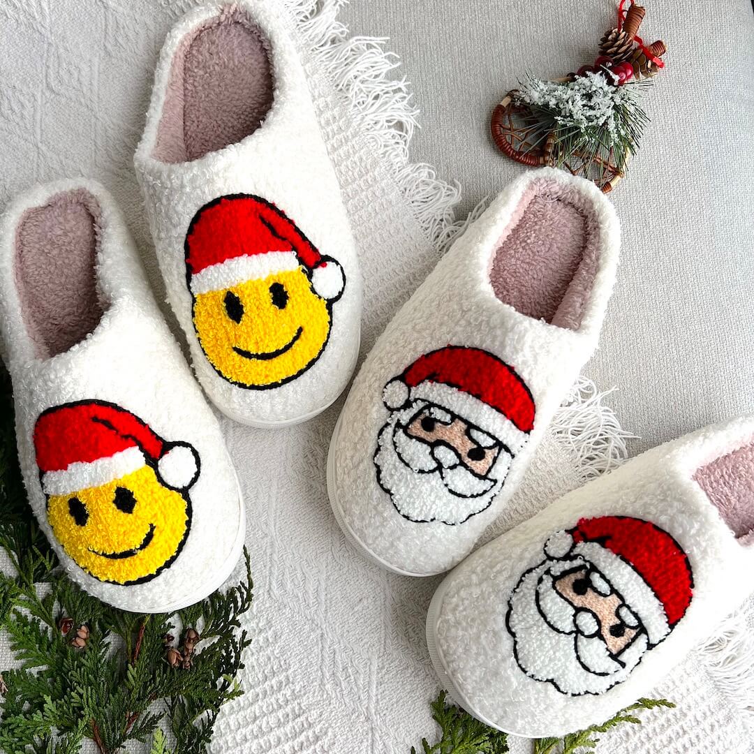 Chaussons de Noël joyeux