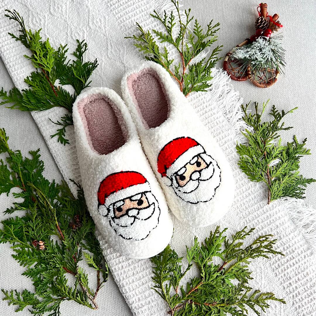Chaussons de Noël joyeux