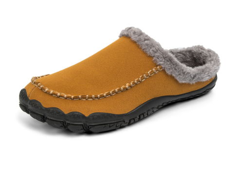 Chaussons doublés de luxe pour homme