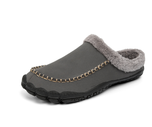 Chaussons doublés de luxe pour homme