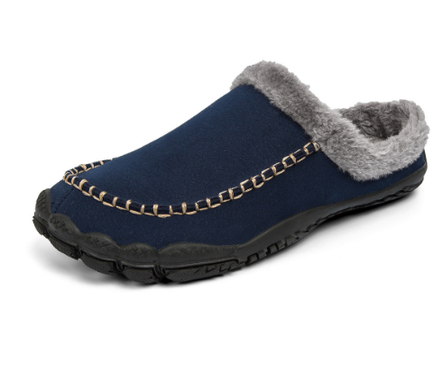 Chaussons doublés de luxe pour homme