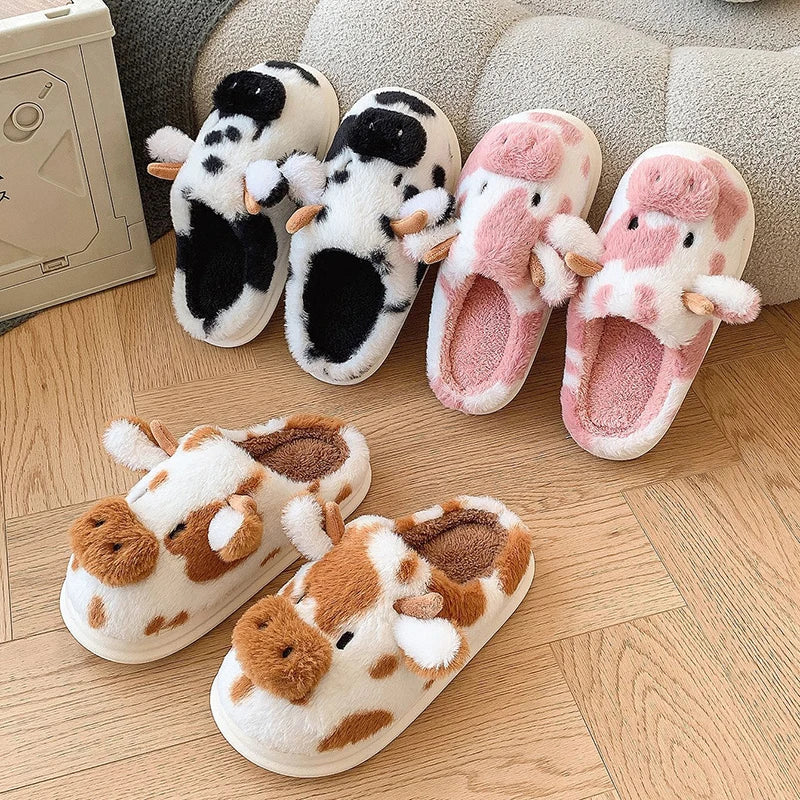 Chaussons en peluche à bout fermé
