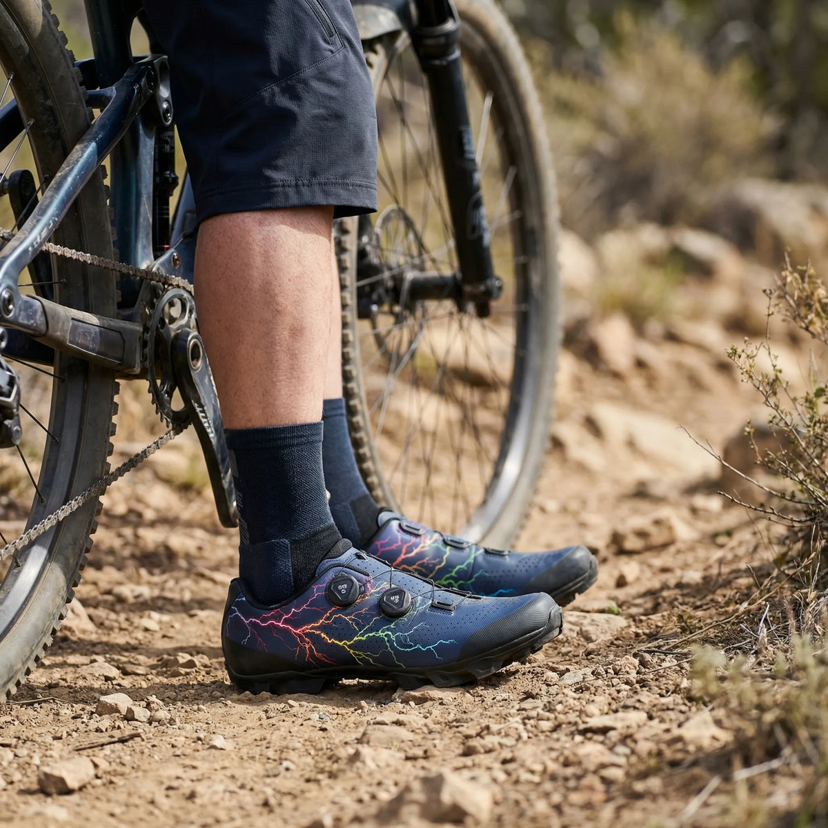 Chaussure de cyclisme VTT compatible SPD