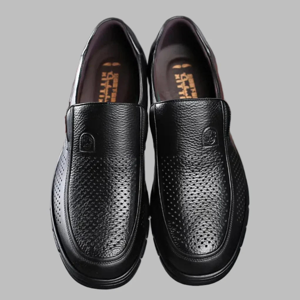 Chaussures casual en cuir véritable pour homme