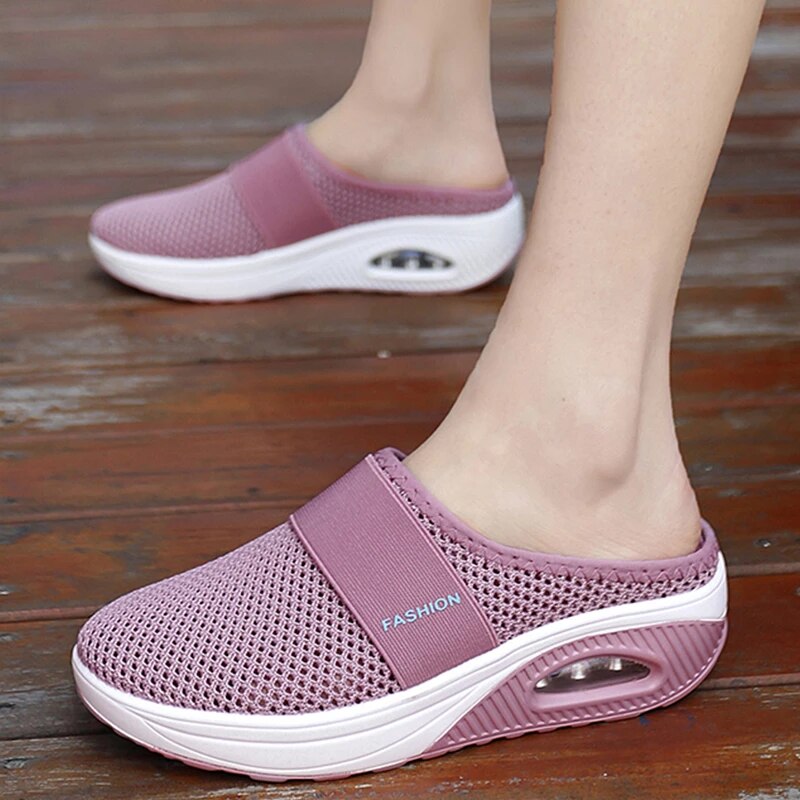 Chaussures de marche à enfiler avec coussin d'air