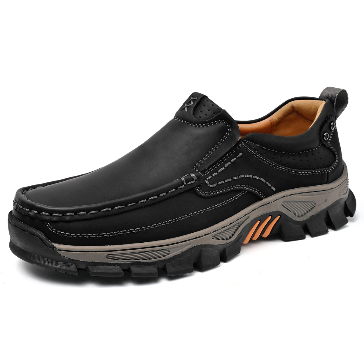 Chaussures de mi-saison orthopédiques pour homme avec semelle confortable
