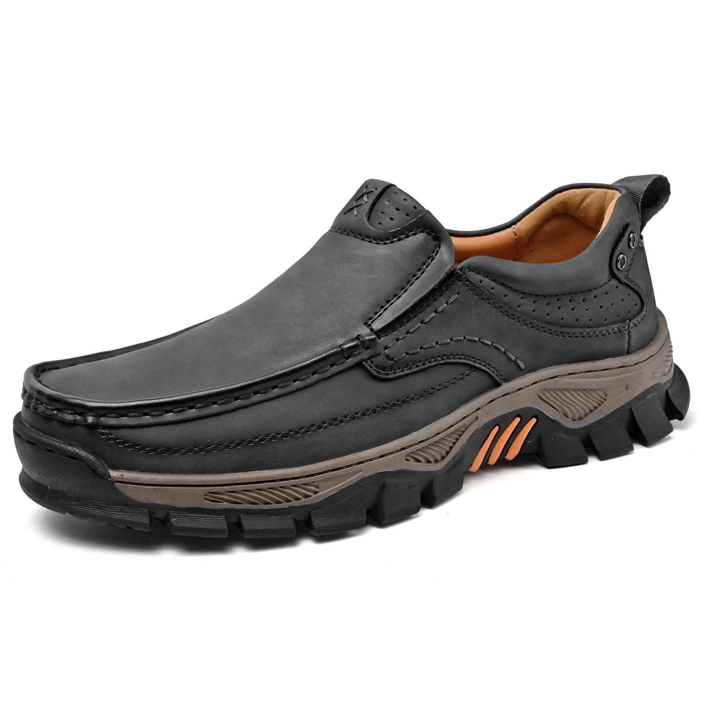 Chaussures de mi-saison orthopédiques pour homme avec semelle confortable