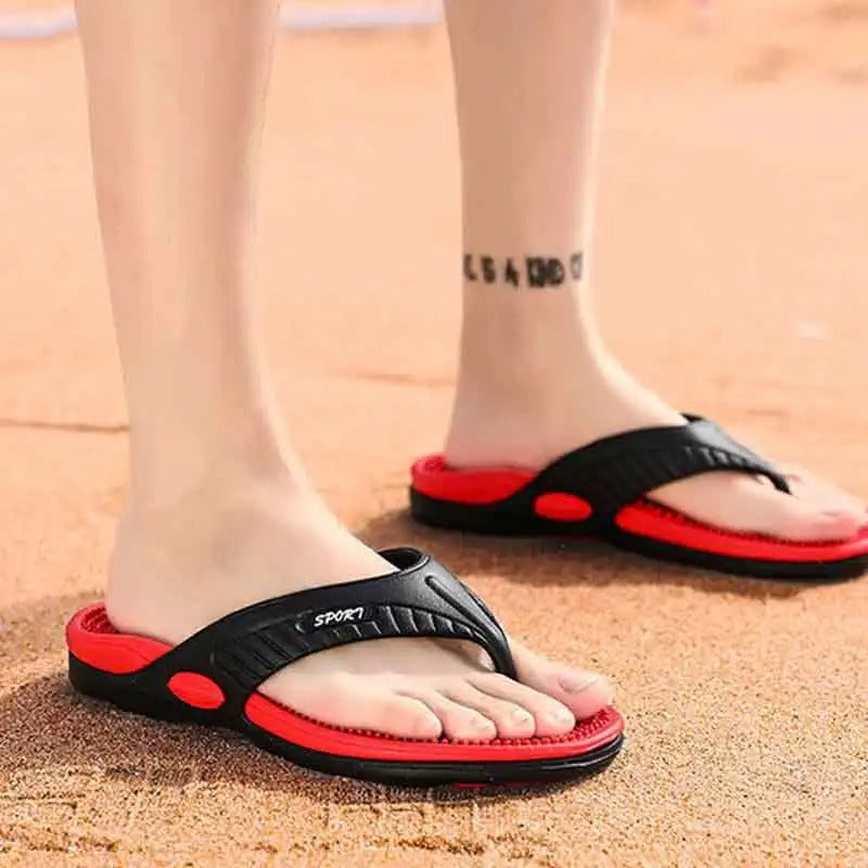 Chaussures de plage respirantes avec massage pour homme