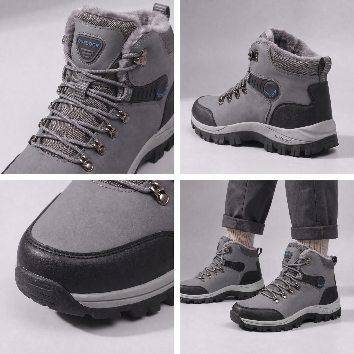 Chaussures de randonnée d'hiver imperméables