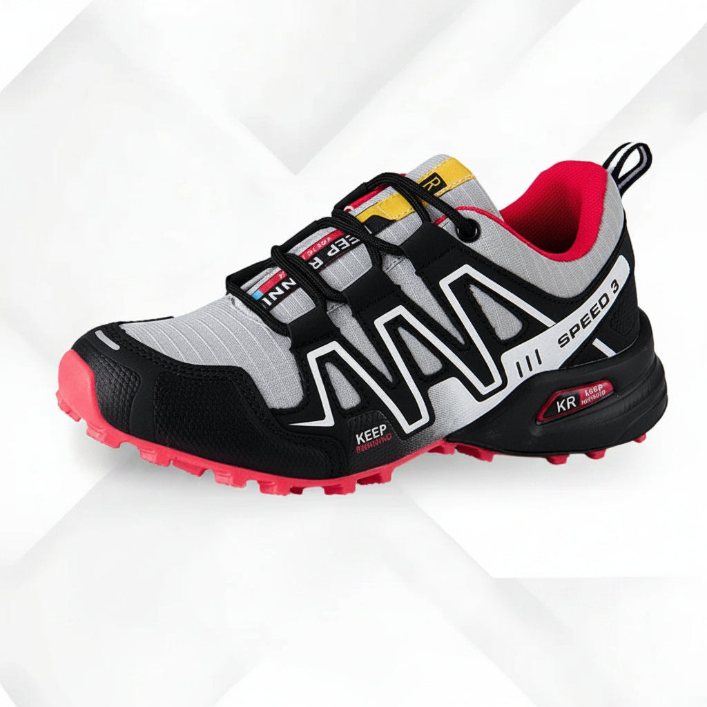 Chaussures de randonnée orthopédiques et légères pour femme avec semelle antidérapante, conception ergonomique et absorption des chocs pour le confort et la stabilité