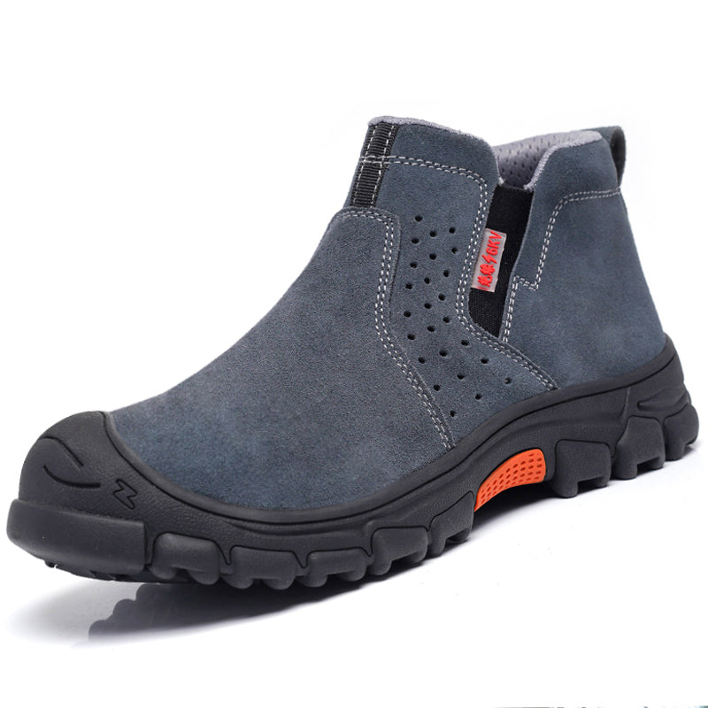 Chaussures de sécurité de travail légères et imperméables kaki pour le confort