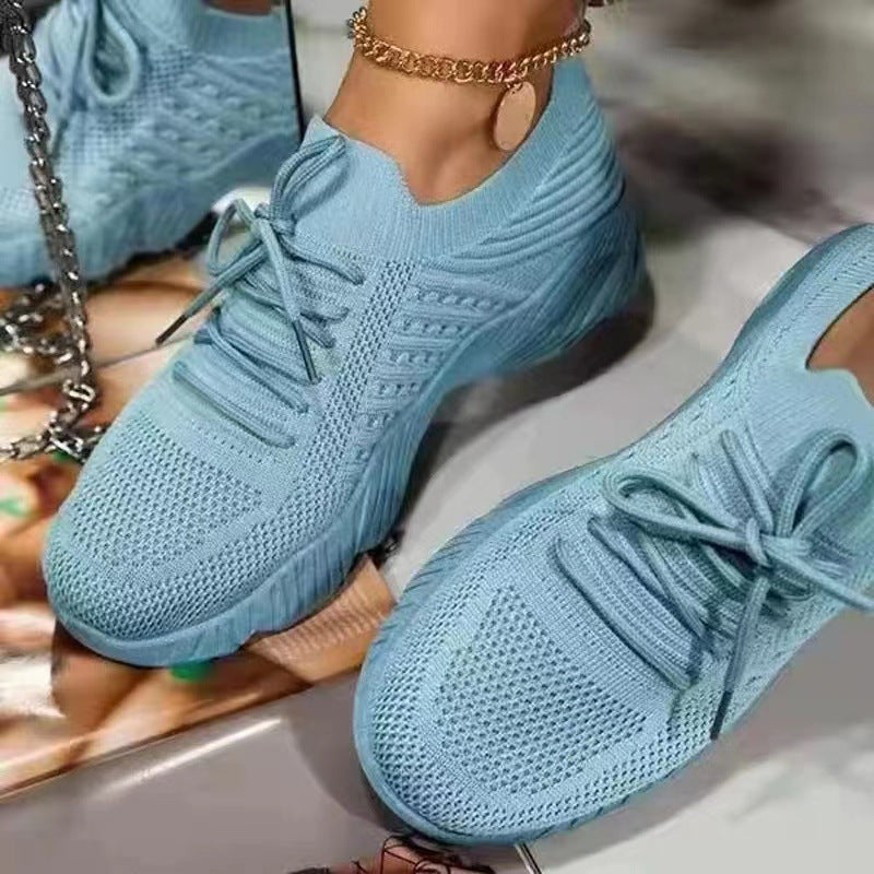 Chaussures de sport orthopédiques en tricot pour femme