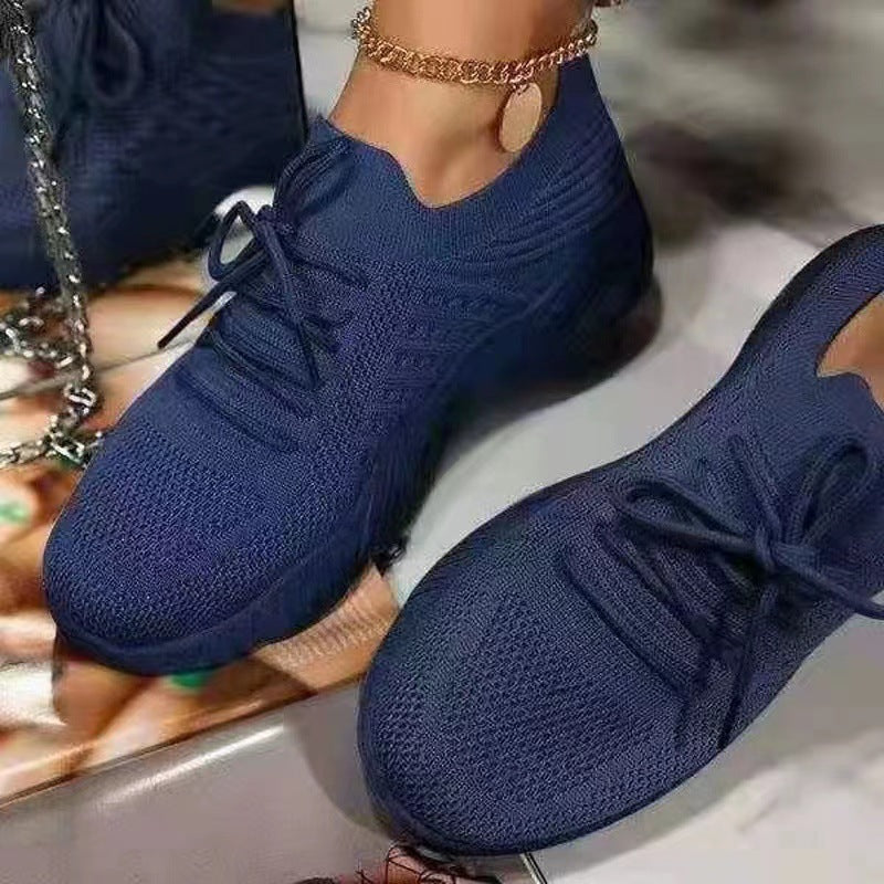 Chaussures de sport orthopédiques en tricot pour femme
