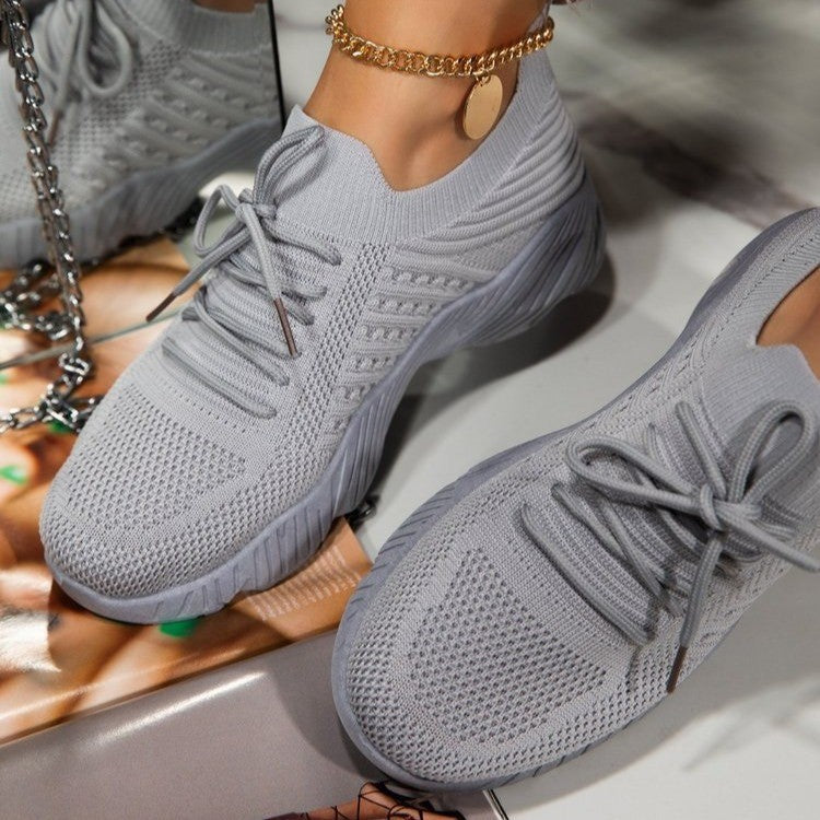 Chaussures de sport orthopédiques en tricot pour femme