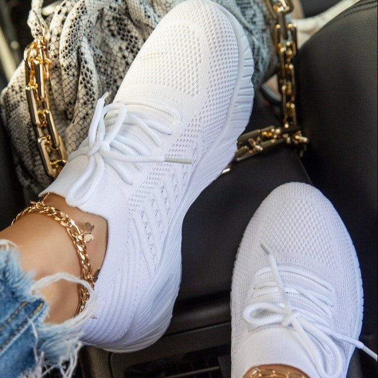 Chaussures de sport orthopédiques en tricot pour femme