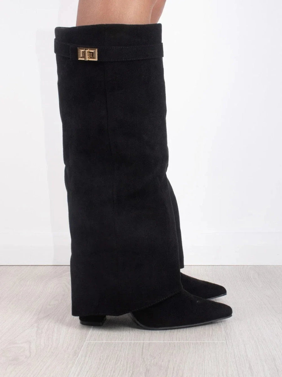 Chaussures élégantes pour femme de haute qualité - détails dorés