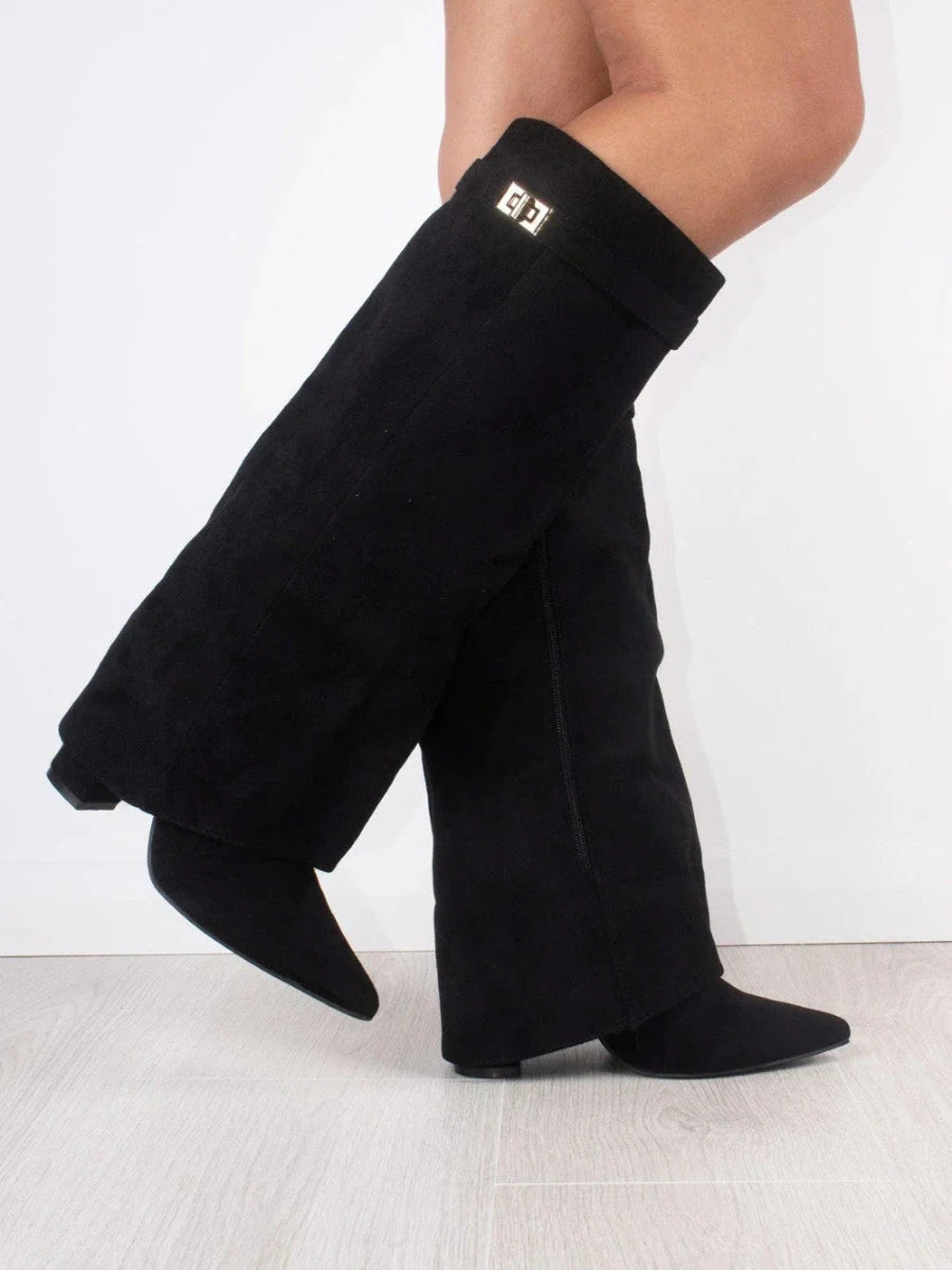 Chaussures élégantes pour femme de haute qualité - détails dorés