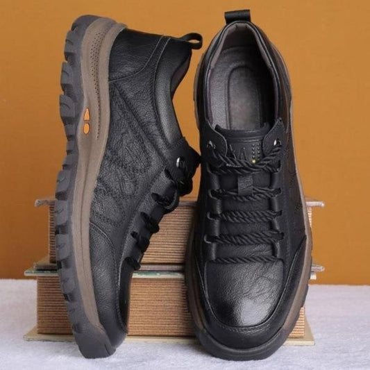 Chaussures en cuir pour homme conçues pour l'équilibre