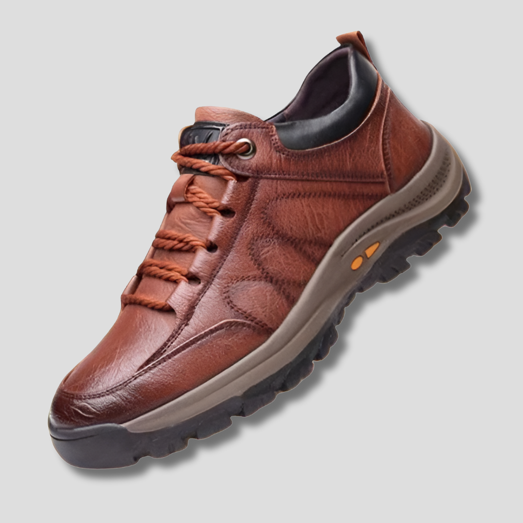 Chaussures en cuir pour homme conçues pour l'équilibre