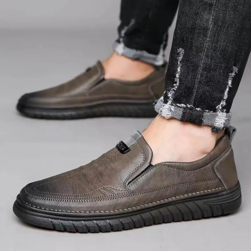 Chaussures homme en cuir faites à la main