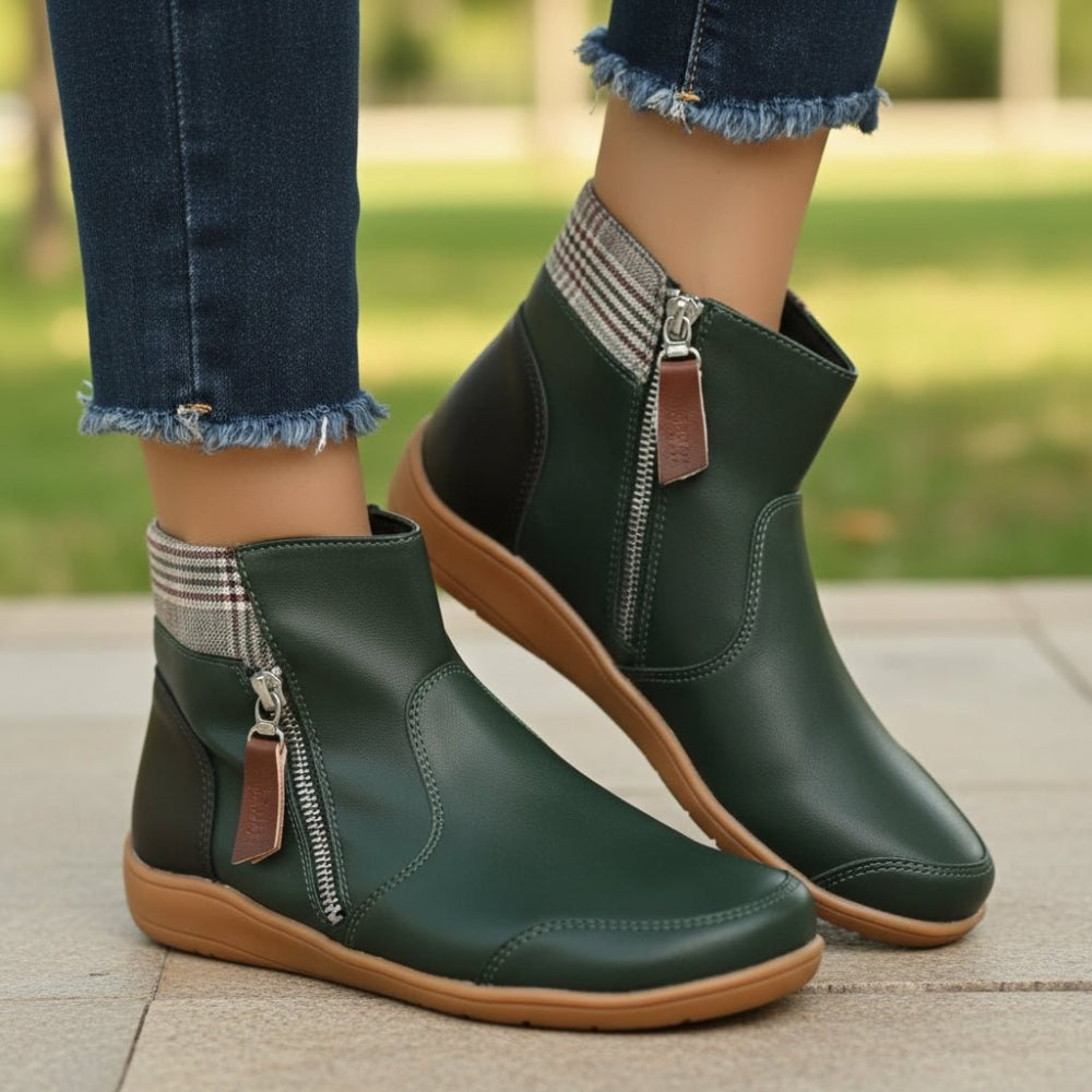 Chaussures imperméables pour femme avec soutien orthopédique et semelle antidérapante