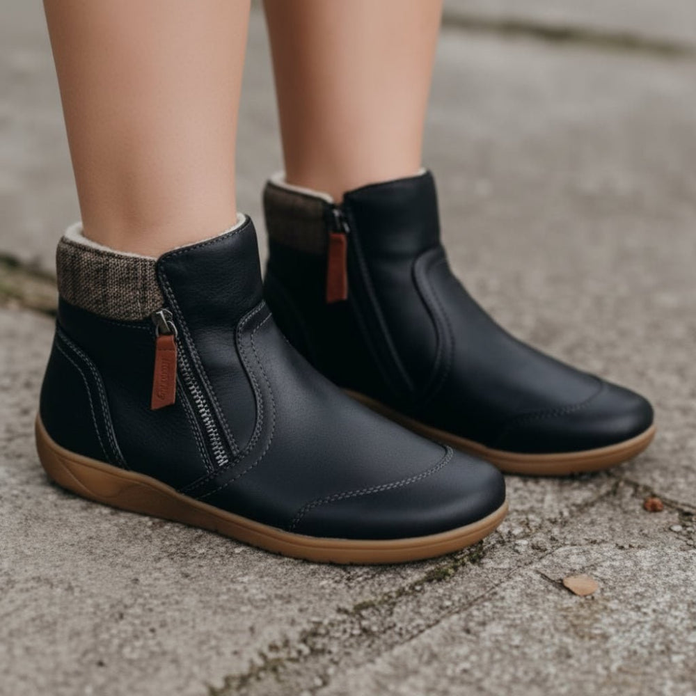 Chaussures imperméables pour femme avec soutien orthopédique et semelle antidérapante